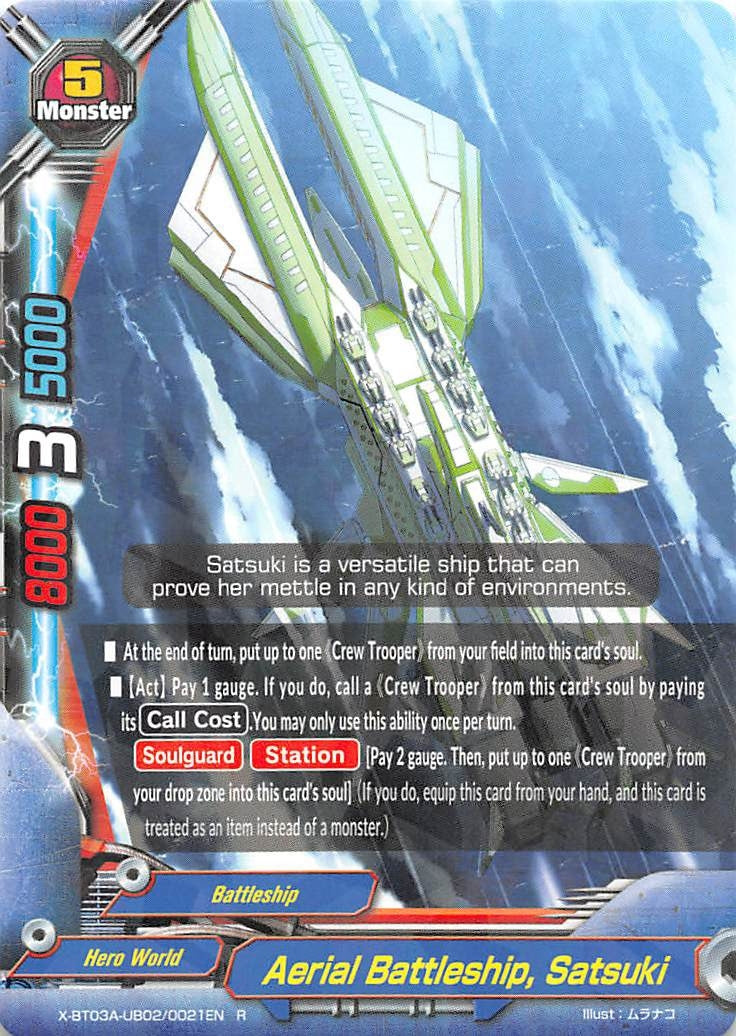 Aerial Battleship Satsuki (3020021) [X-BT03A] - Future Card BuddyFight Single