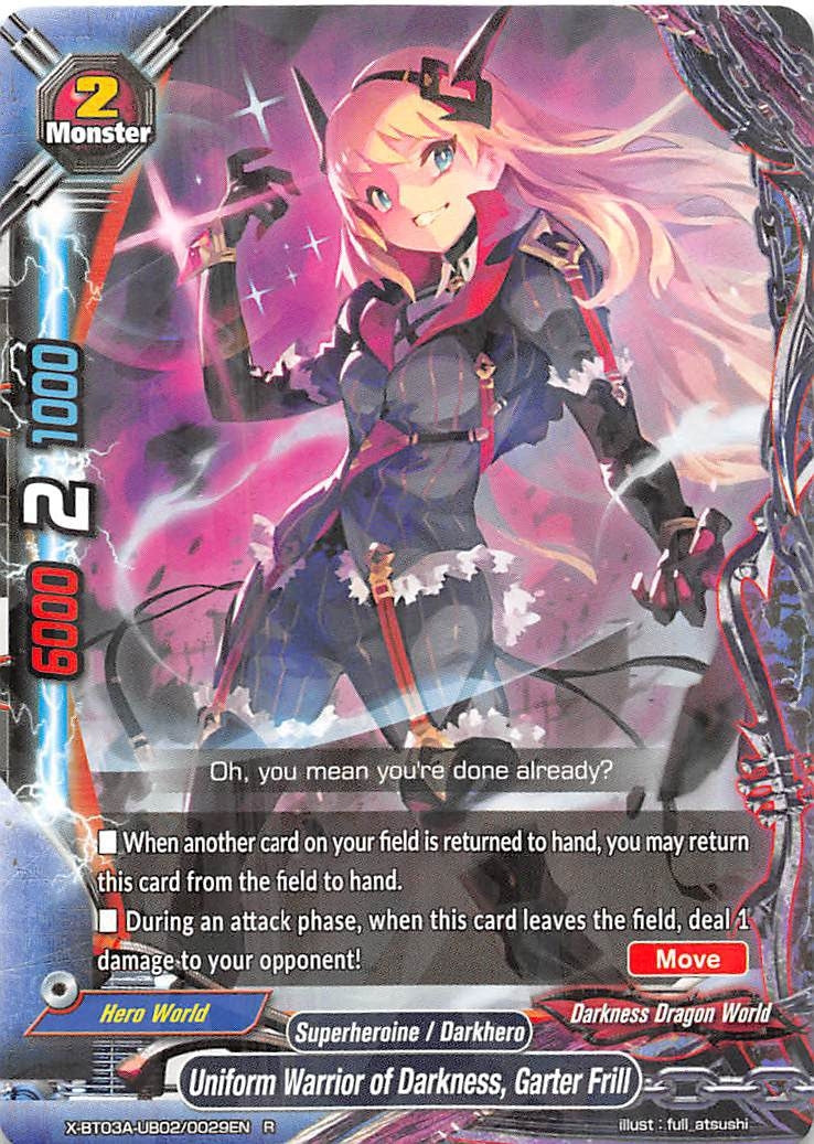 Uniform Warrior of Darkness Garter Frill (3020029) [X-BT03A] - Future Card BuddyFight Single