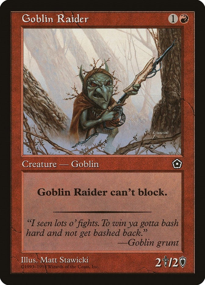 Goblin Raider [P02] - MTG Single