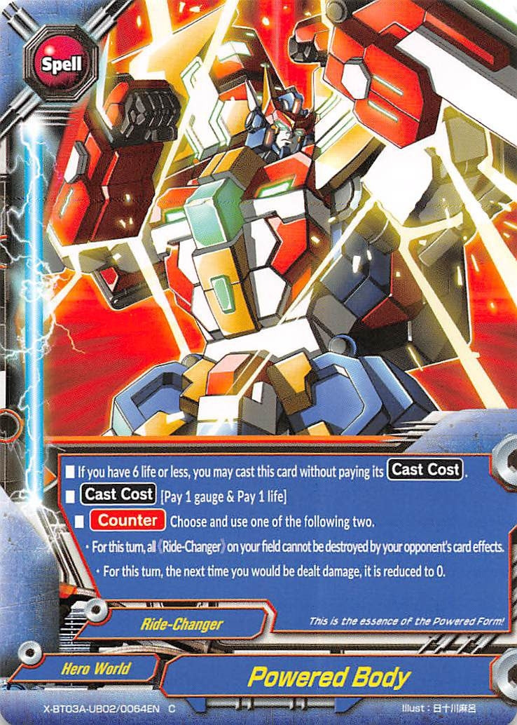 Powered Body (3020064) [X-BT03A] - Future Card BuddyFight Single
