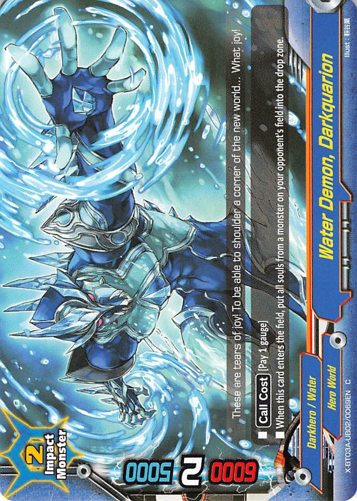 Water Demon Darkquarion (3020069) [X-BT03A] - Future Card BuddyFight Single