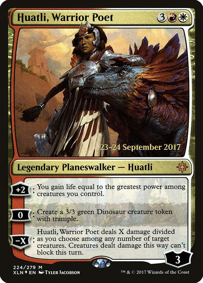 Huatli Warrior Poet (224) [PRE] - MTG Single