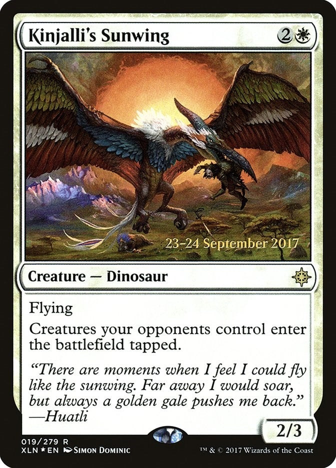 Kinjalli’s Sunwing (19) [PRE] - MTG Single