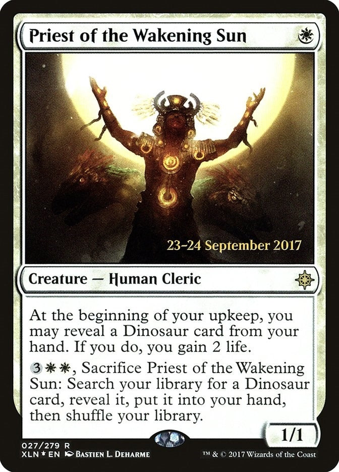 Priest of the Wakening Sun (27) [PRE] - MTG Single