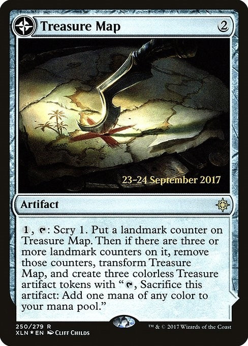 Treasure Map (XLN) (250) [PRE] - MTG Single