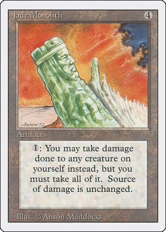 Jade Monolith [3ED] - MTG Single