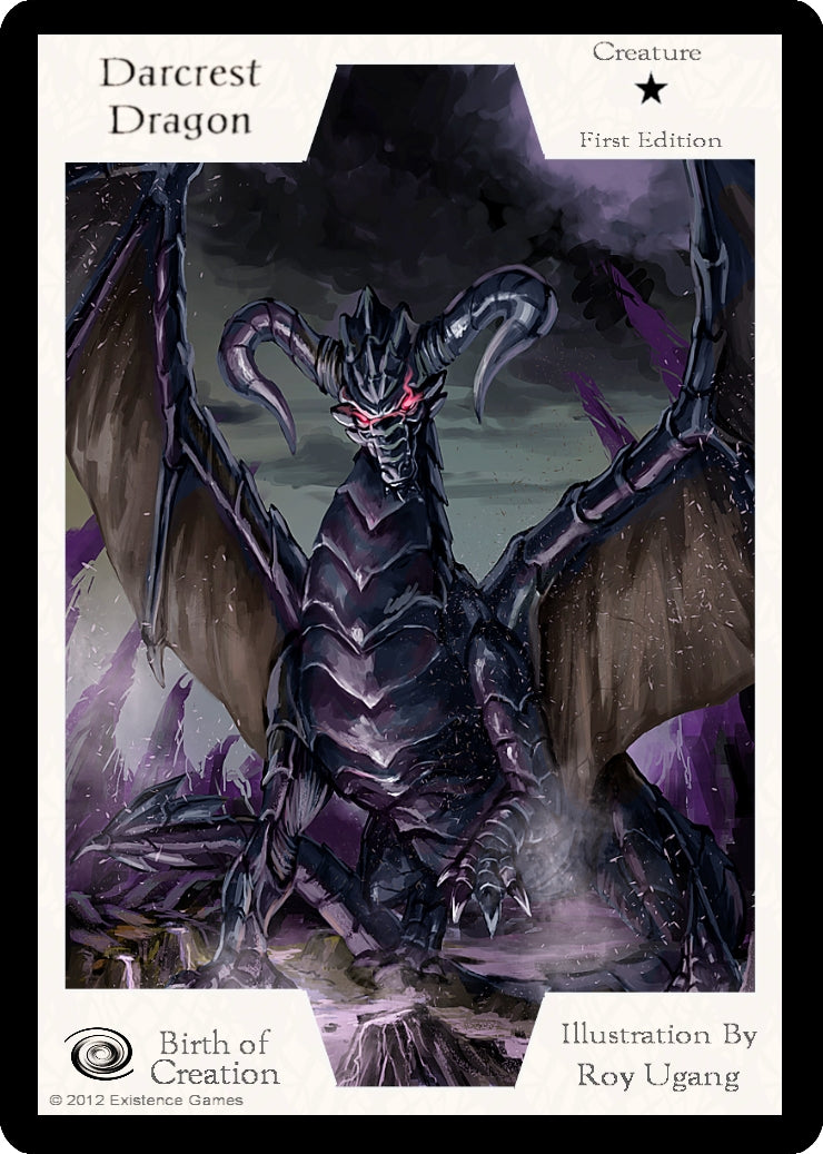 Darcrest Dragon (First Edition) [BOC] - Exodus TCG Single