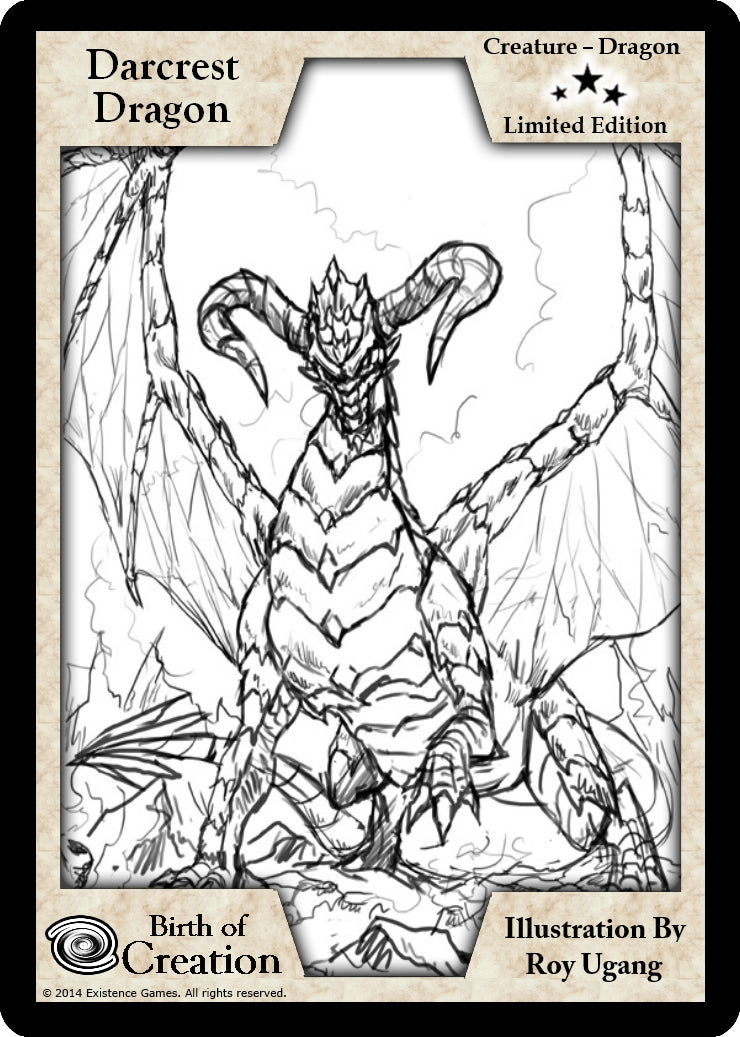 Darcrest Dragon (Limited Edition) [LESC] - Exodus TCG Single
