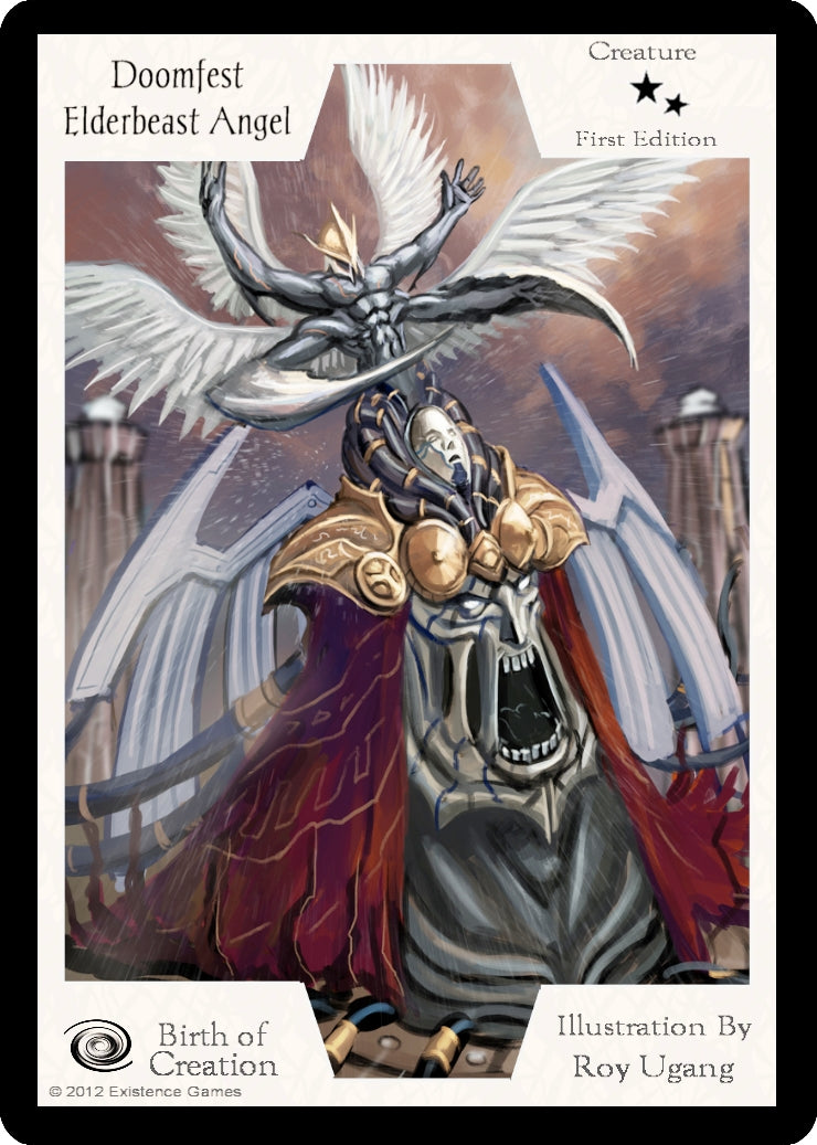 Doomfest Elderbeast Angel (First Edition) [BOC] - Exodus TCG Single