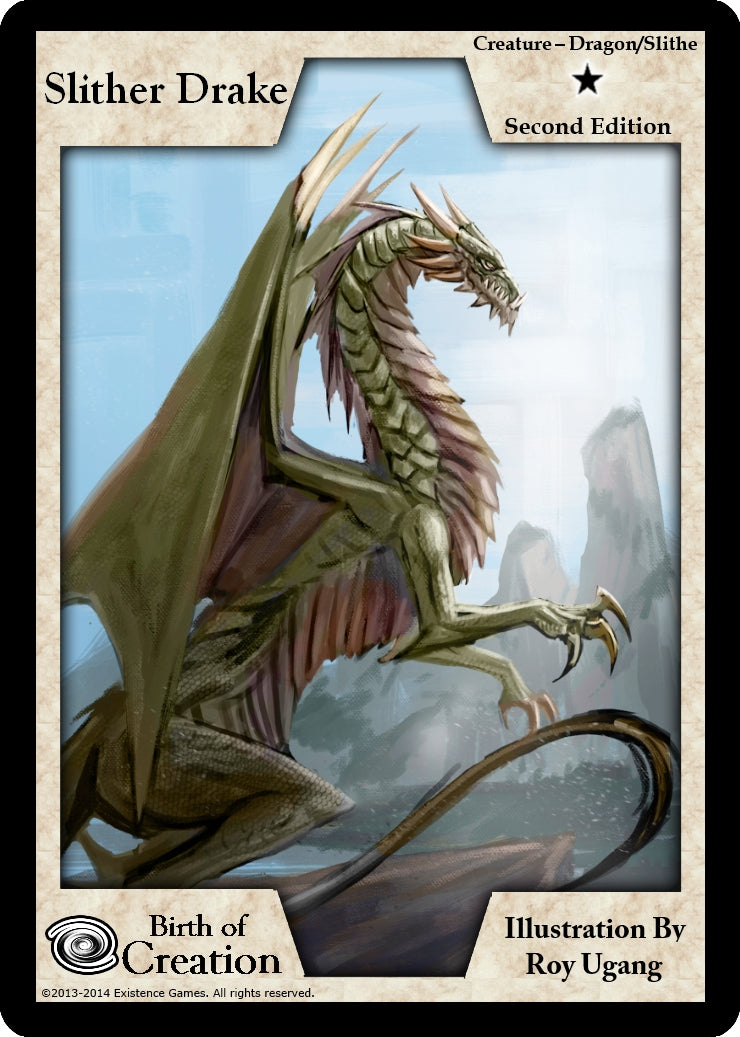 Slither Drake (Second Edition) [BOC] - Exodus TCG Single
