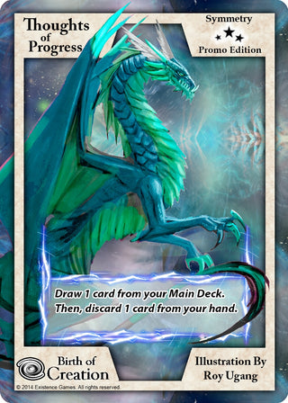 Thoughts of Progress (Promo Edition) (Bold Card Text) [PR] - Exodus TCG Single