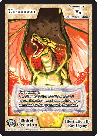 Unsummon (Unlimited Edition) [BOC] - Exodus TCG Single