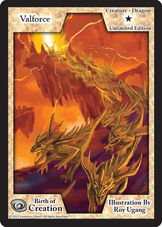 Valforce (Unlimited Edition) [BOC] - Exodus TCG Single