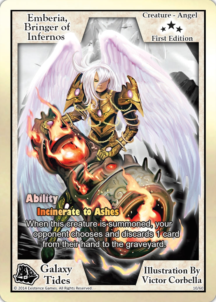 Emberia Bringer of Infernos (First Edition) (10) [GAT] - Exodus TCG Single