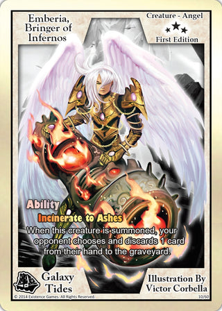 Emberia Bringer of Infernos (First Edition) (10) [GAT] - Exodus TCG Single