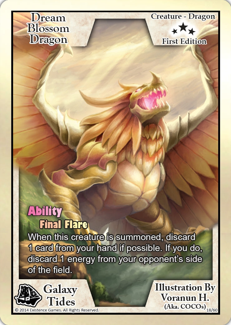 Dream Blossom Dragon (First Edition) (18) [GAT] - Exodus TCG Single