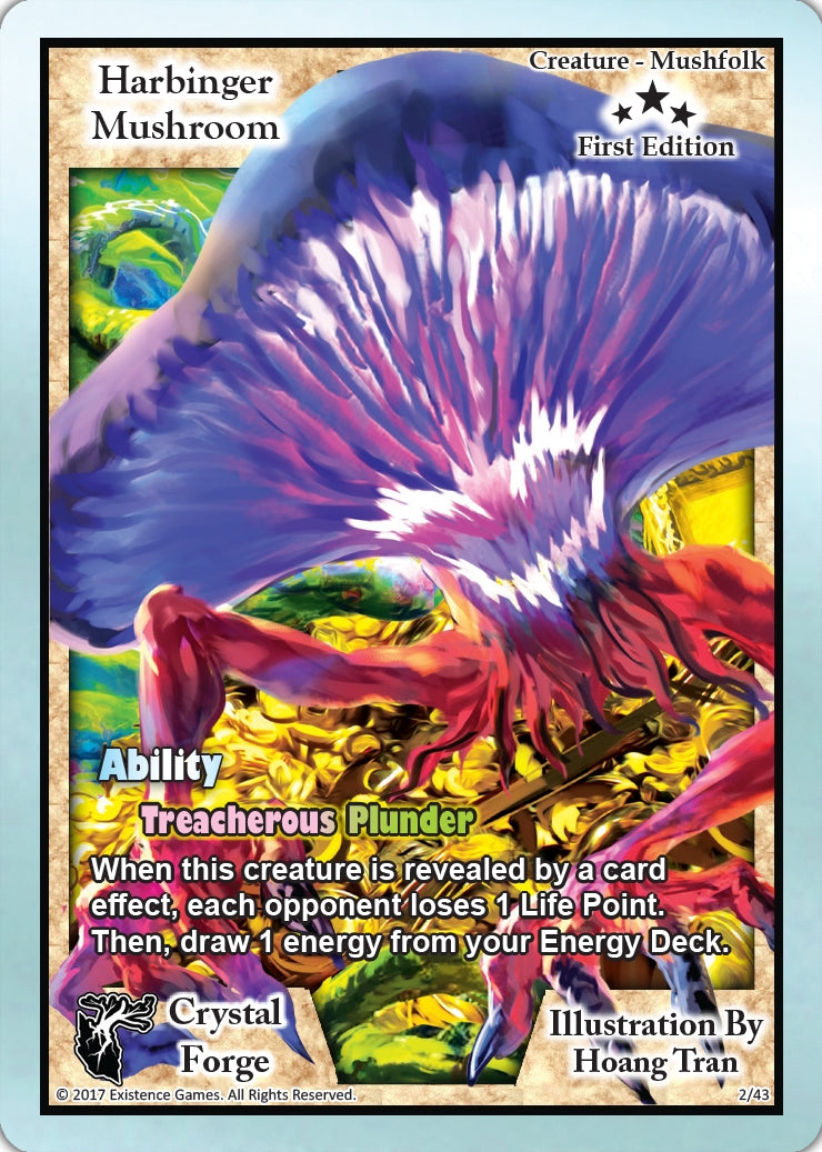 Harbinger Mushroom (First Edition) (2) [CRF] - Exodus TCG Single