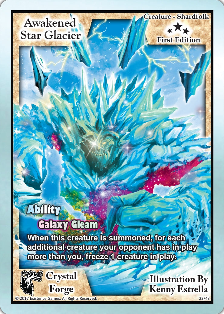 Awakened Star Glacier (First Edition) (23) [CRF] - Exodus TCG Single