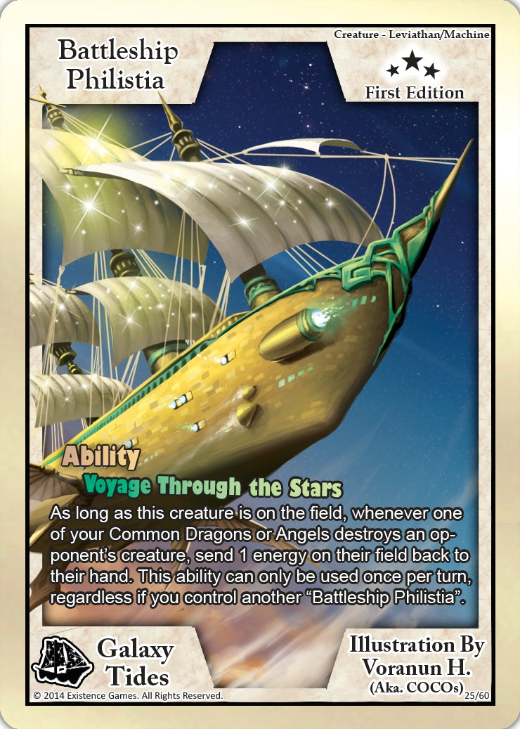 Battleship Philistia (First Edition) (25) [GAT] - Exodus TCG Single