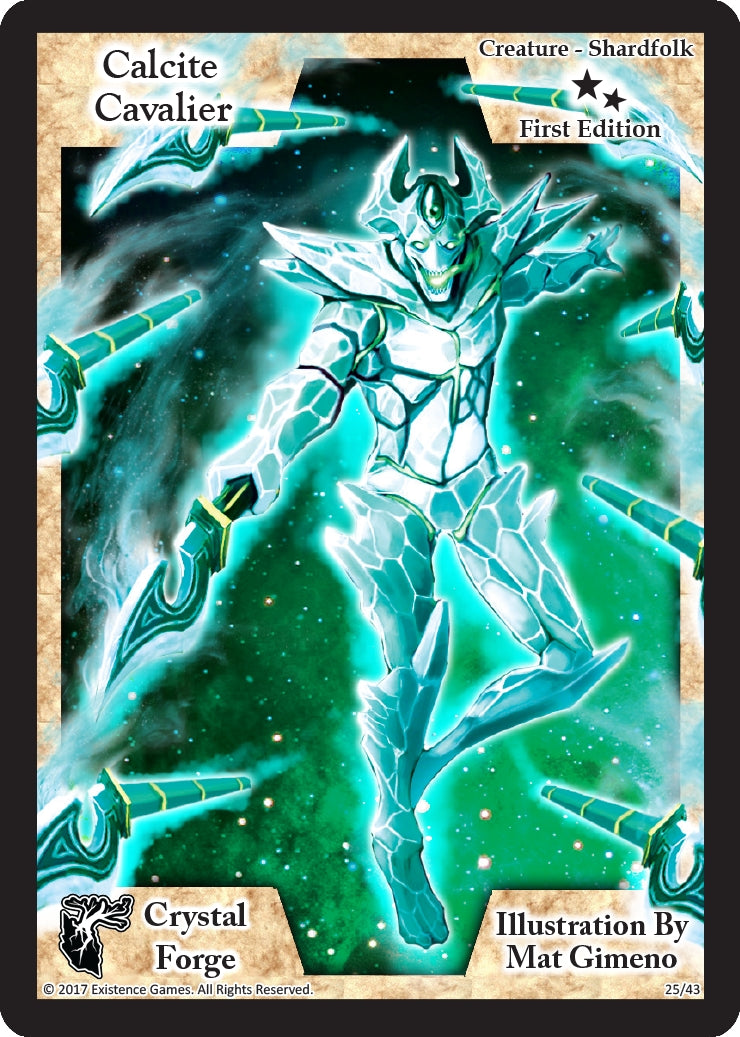 Calcite Cavalier (First Edition) (25) [CRF] - Exodus TCG Single