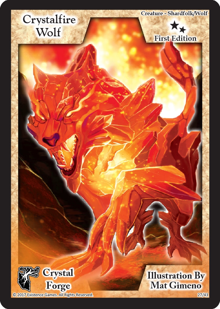 Crystalfire Wolf (First Edition) (27) [CRF] - Exodus TCG Single