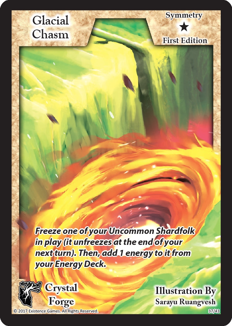 Glacial Chasm (First Edition) (37) [CRF] - Exodus TCG Single