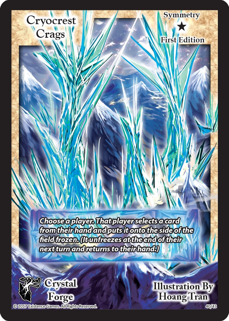 Cryocrest Crags (First Edition) (40) [CRF] - Exodus TCG Single