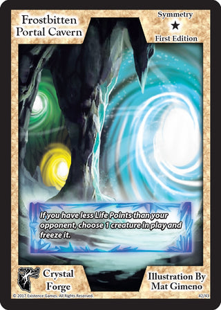 Frostbitten Portal Cavern (First Edition) (42) [CRF] - Exodus TCG Single