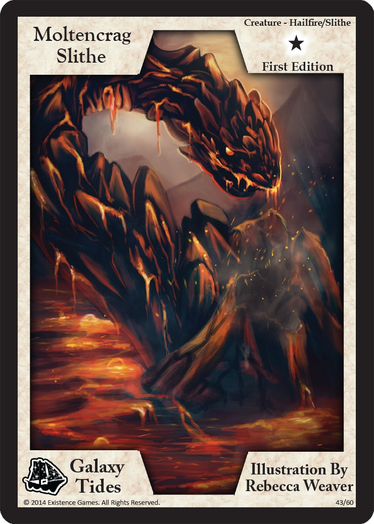 Moltencrag Slithe (First Edition) (43) [GAT] - Exodus TCG Single