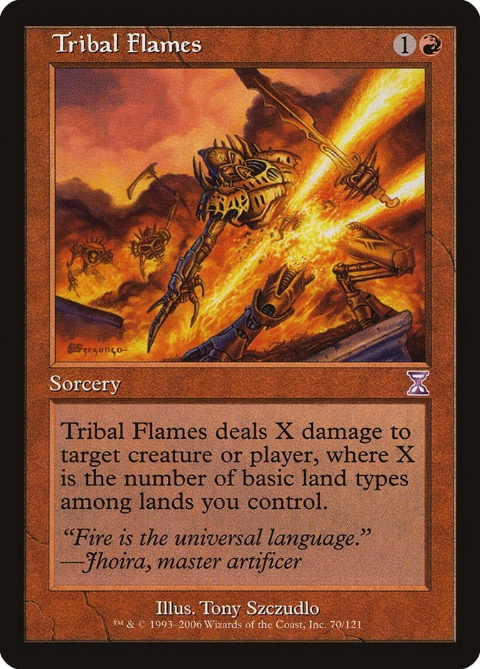 Tribal Flames (70) [TSB] - MTG Single