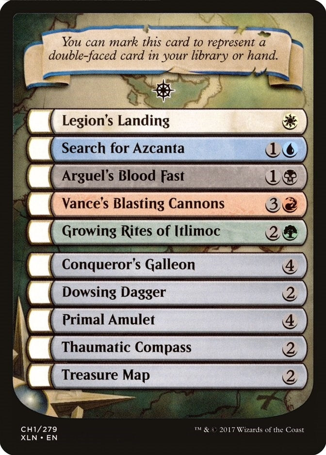 Checklist Card - Ixalan (0) [XLN] - MTG Single