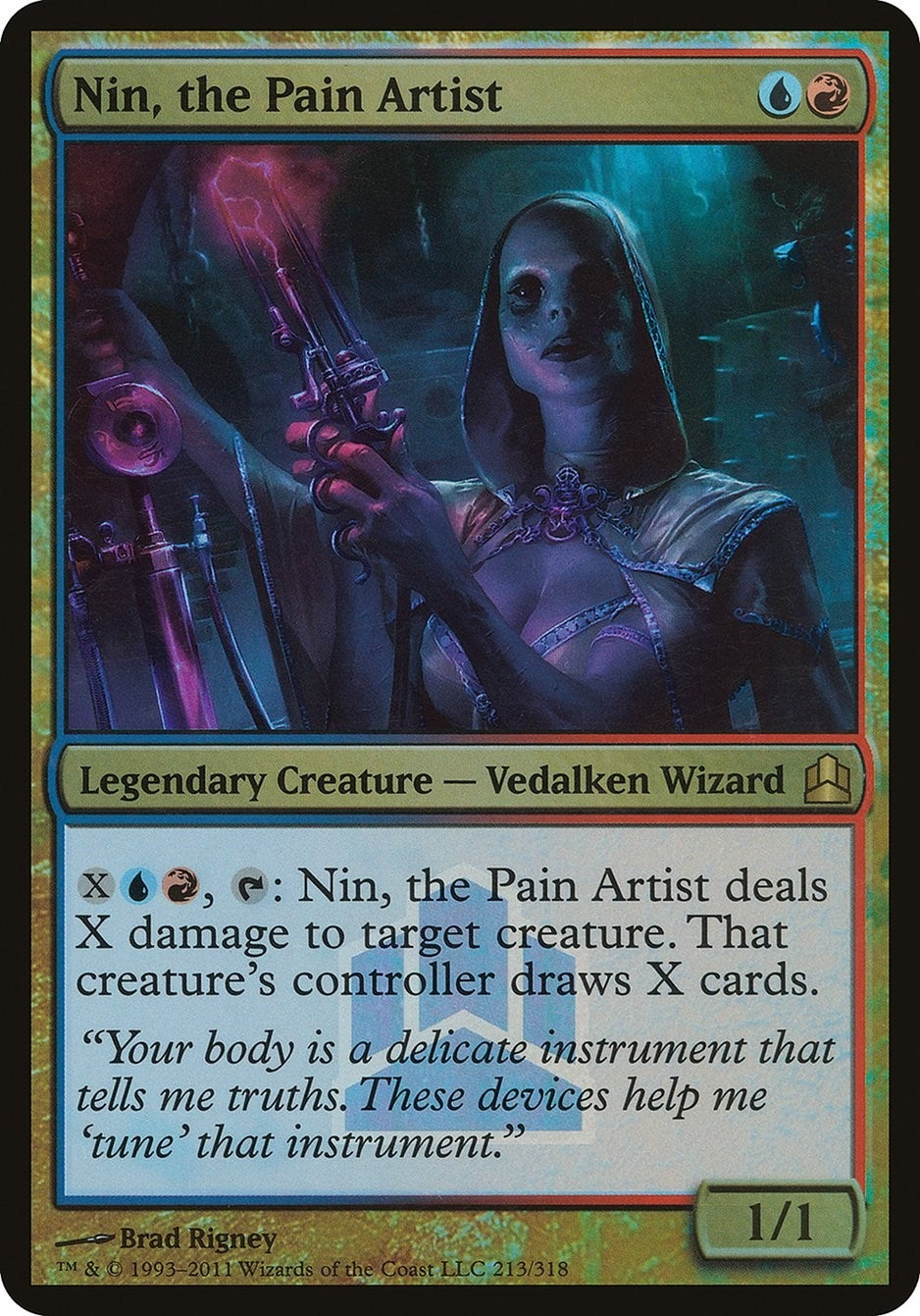Nin the Pain Artist (Commander Launch Promo) (213) [OVER] - MTG Single