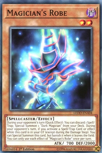 Magician’s Robe (4) (LEDD) - YuGiOh Single