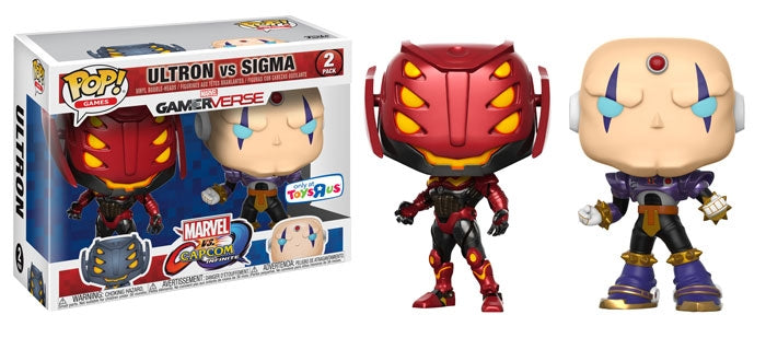 Marvel vs. Capcom: Infinite: Ultron vs. Sigma 2-Pack (Toys R Us Exclusive) [POP!] - Funko Sealed