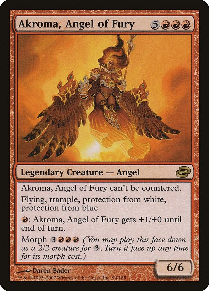 Akroma Angel of Fury (94) [PLC] - MTG Single