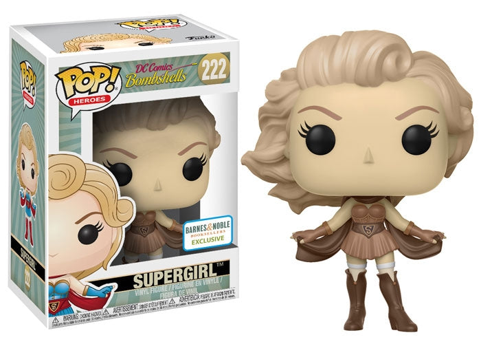 DC Bombshells: Supergirl (Sepia) (Barnes & Noble Exclusive) (222) [POP!] - Funko Sealed