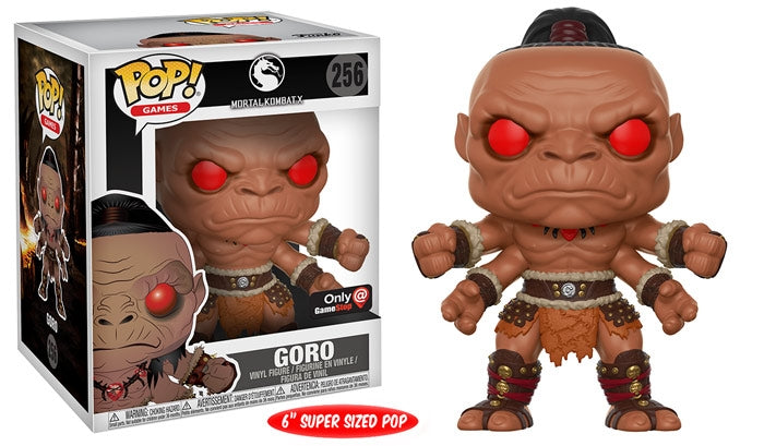 Mortal Kombat X: Goro Super Sized 6’’ (Gamestop Exclusive) (256) [POP!] - Funko Sealed