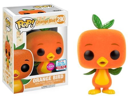 Orange Bird (Flocked) (Disney Parks) (Limited Edition) (NYCC 2017 Exclusive) (290) [POP!] - Funko Sealed