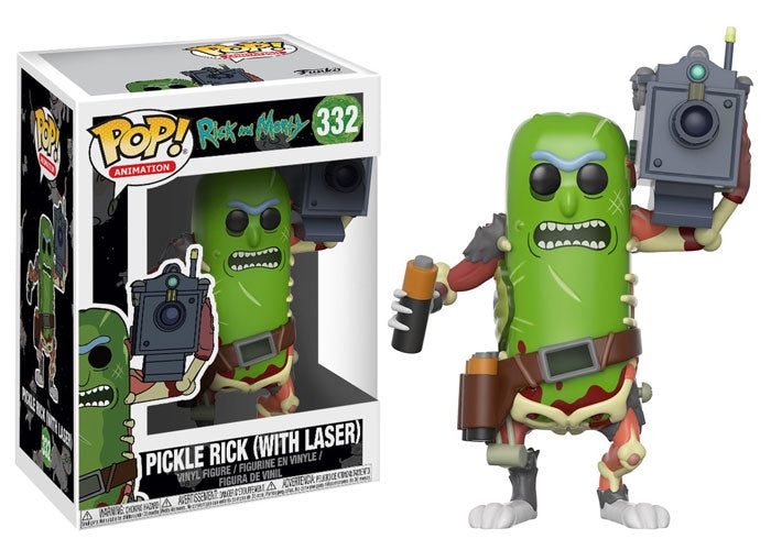 Rick and Morty: Pickle Rick (with Laser) (332) [POP!] - Funko Sealed