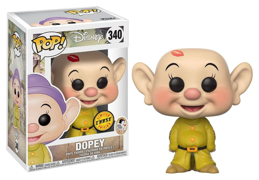Snow White: Dopey (Kiss) (Limited Edition Chase) (340) [POP!] - Funko Sealed