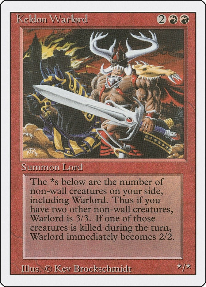 Keldon Warlord [3ED] - MTG Single