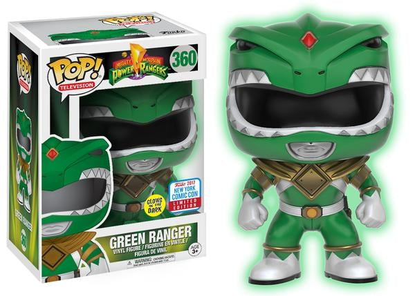 Mighty Morphin Power Rangers: Green Ranger (Glow in the Dark) (Limited Edition) (NYCC 2017 Exclusive) (360) [POP!]