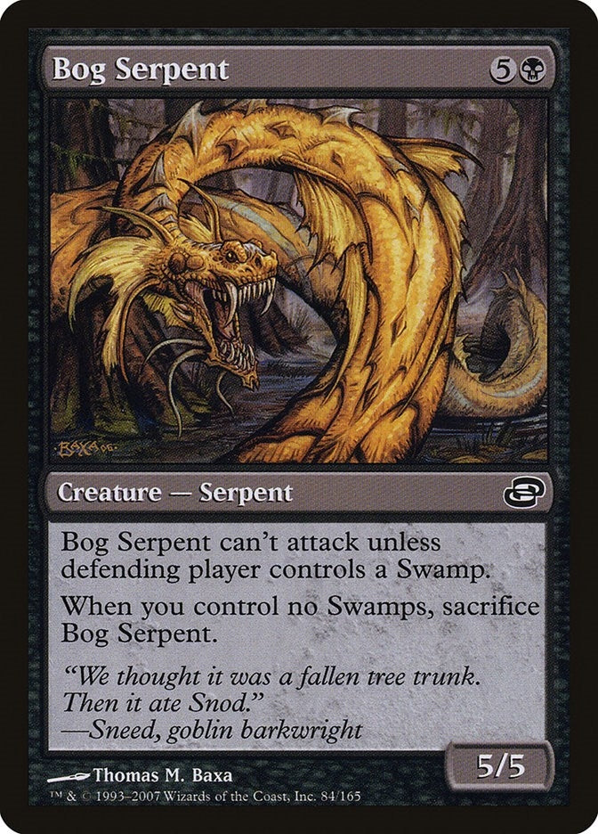 Bog Serpent (84) [PLC] - MTG Single