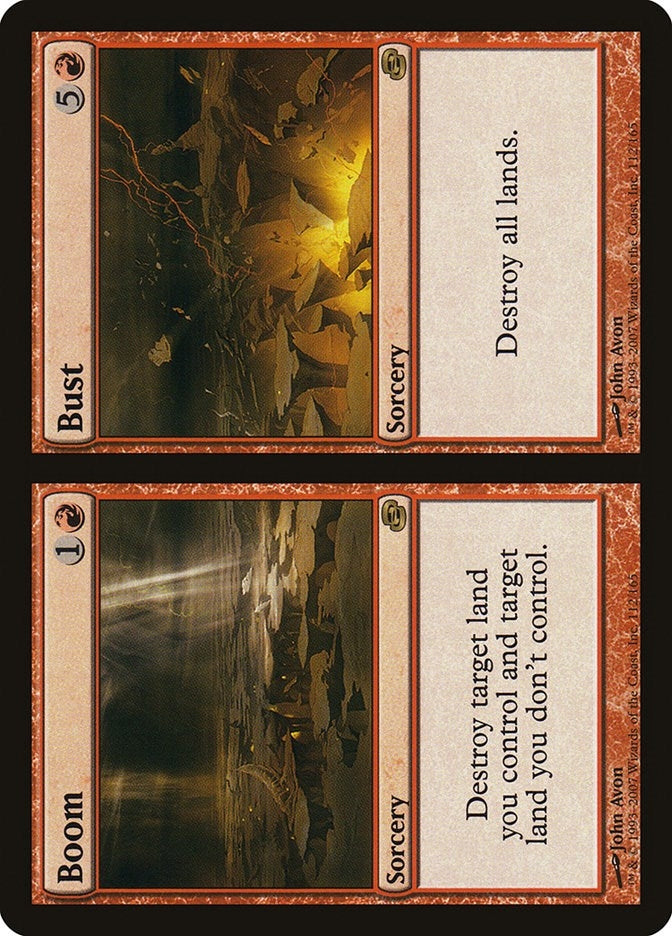 Boom // Bust (112) [PLC] - MTG Single
