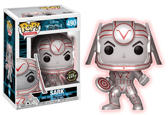 Tron: Sark (Glow in the Dark) (Metallic) (Limited Edition Chase) (490) [POP!] - Funko Sealed