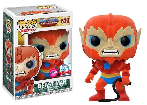 Masters of the Universe: Beast Man (Flocked) (Limited Edition) (NYCC 2017 Exclusive) (539) [POP!] - Funko Sealed