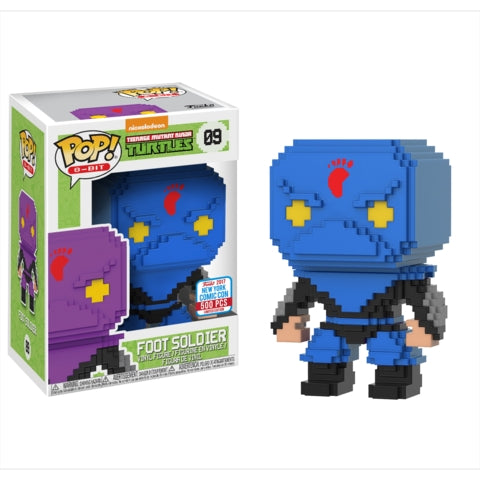 Teenage Mutant Ninja Turtles: Foot Soldier (Blue) (8-Bit) (Limited Edition) (NYCC 2017 Exclusive) (9) [POP!] - Funko