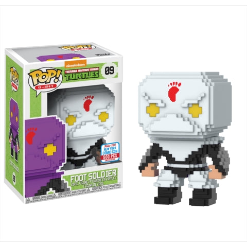Teenage Mutant Ninja Turtles: Foot Soldier (White) (8-Bit) (Limited Edition) (NYCC 2017 Exclusive) (9) [POP!] - Funko