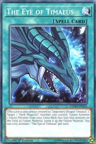 The Eye of Timaeus (21) (LEDD) - YuGiOh Single