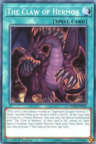 The Claw of Hermos (23) (LEDD) - YuGiOh Single